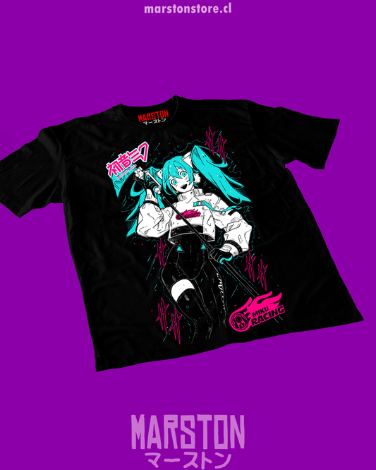 Polera negra de Hatsune Miku
