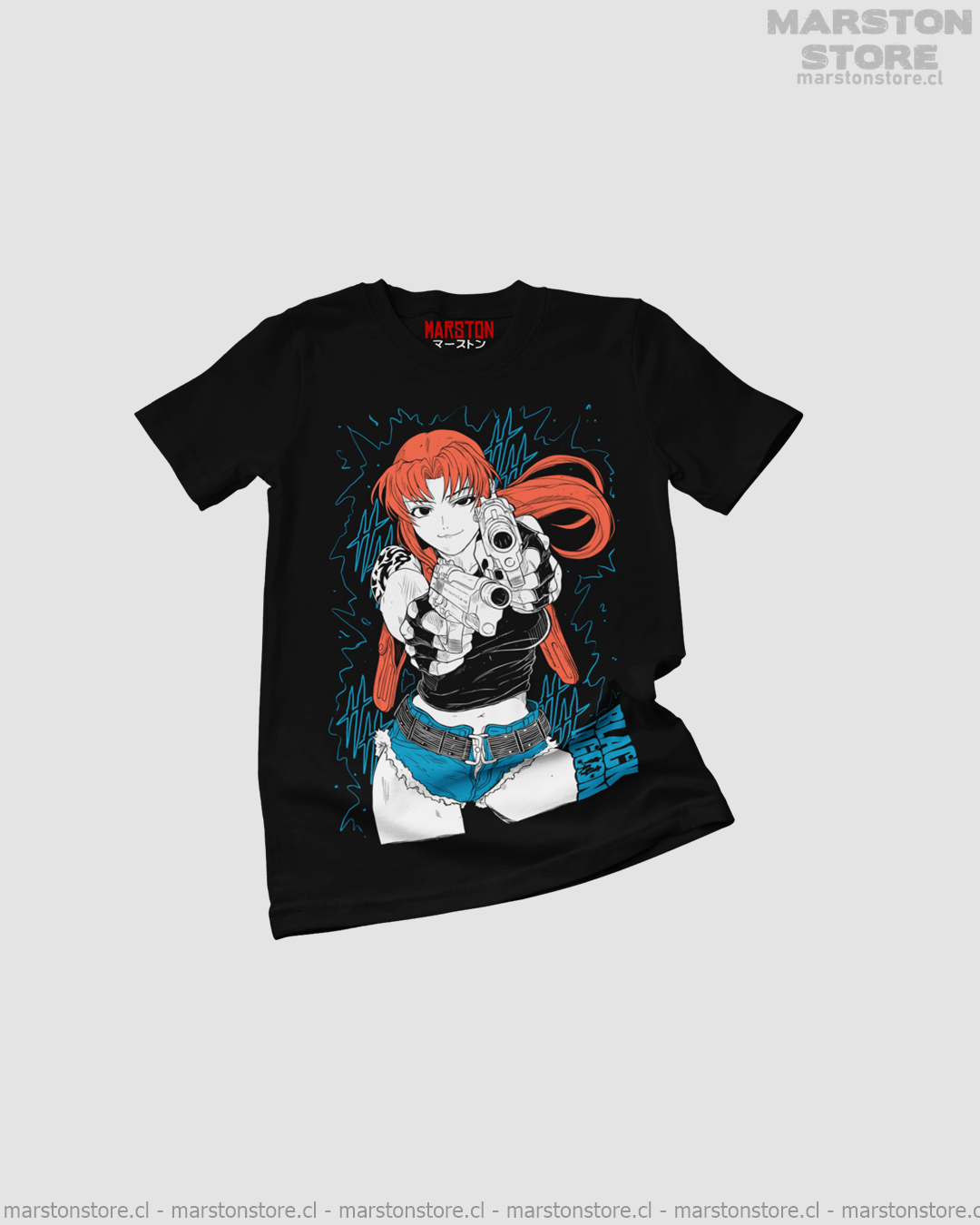 Polera negra Hunter Black Lagoon