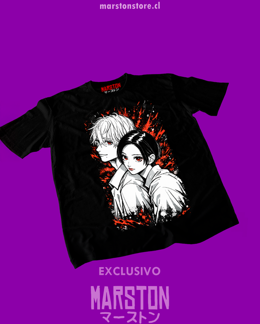 Polera negra de In the Clear Moonlit Dusk (Uruwashi no Yoi no Tsuki)
