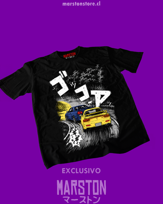 Polera negra de Initial D