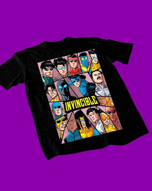 Polera negra de Invincible