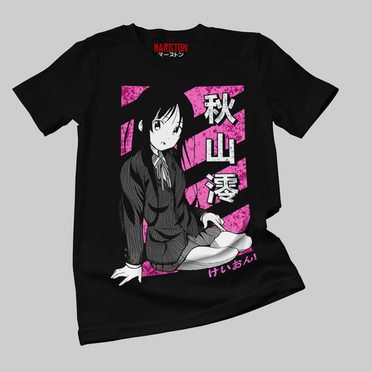 Polera negra de K-On! con Mio Akiyama