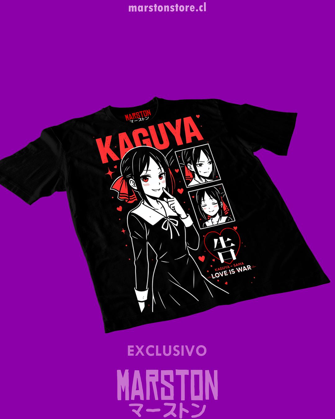 Polera negra de Kaguya-sama: Love Is War