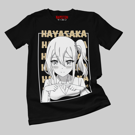 Polera negra de Kaguya-sama: Love Is War con Ai Hayasaka