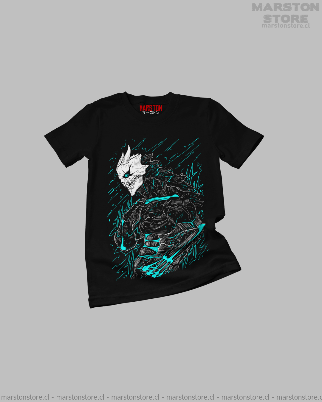 Polera negra de Kaiju No. 8