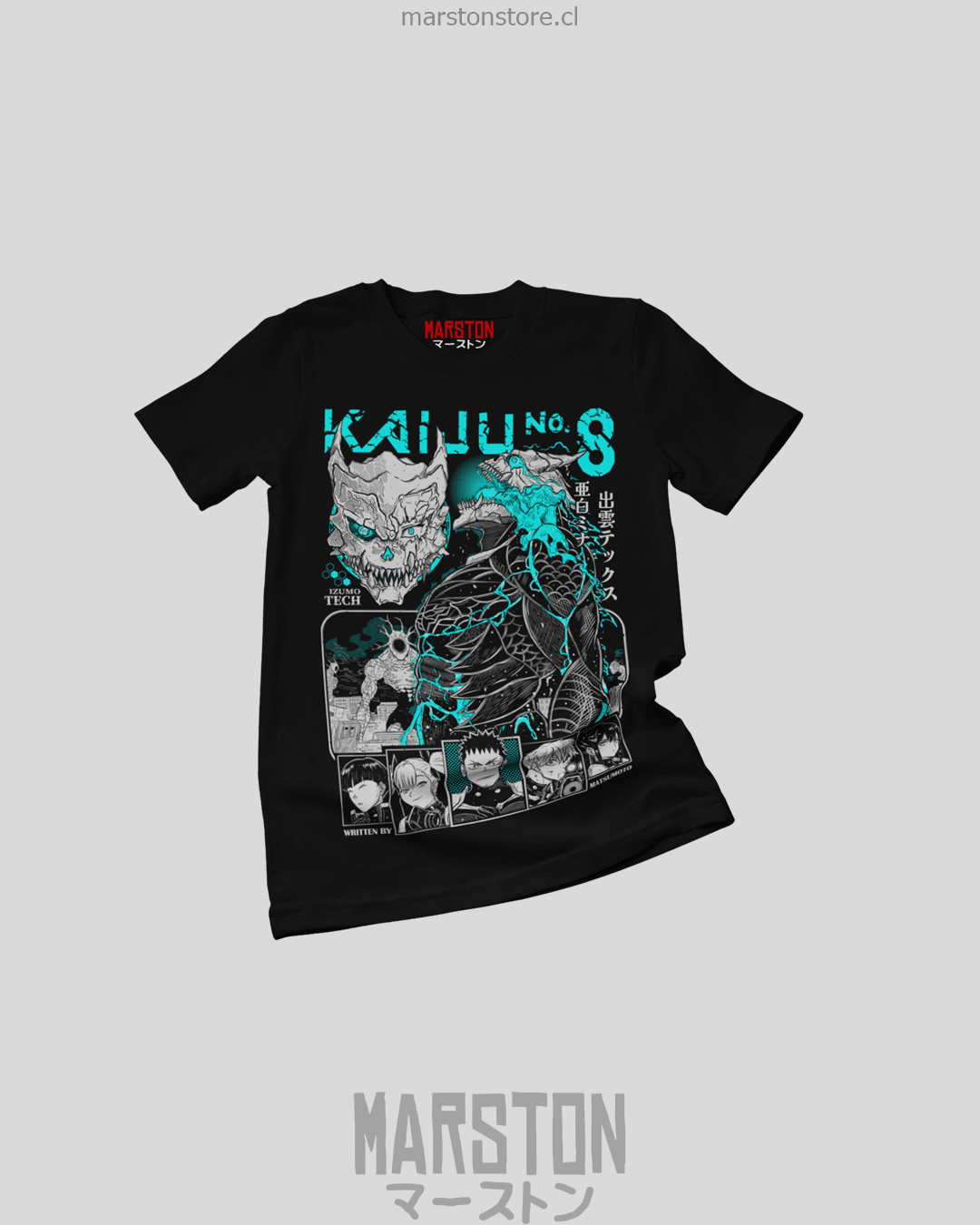 Polera negra de Kaiju No. 8
