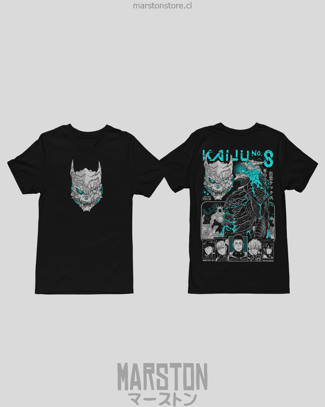 Polera negra de Kaiju No. 8