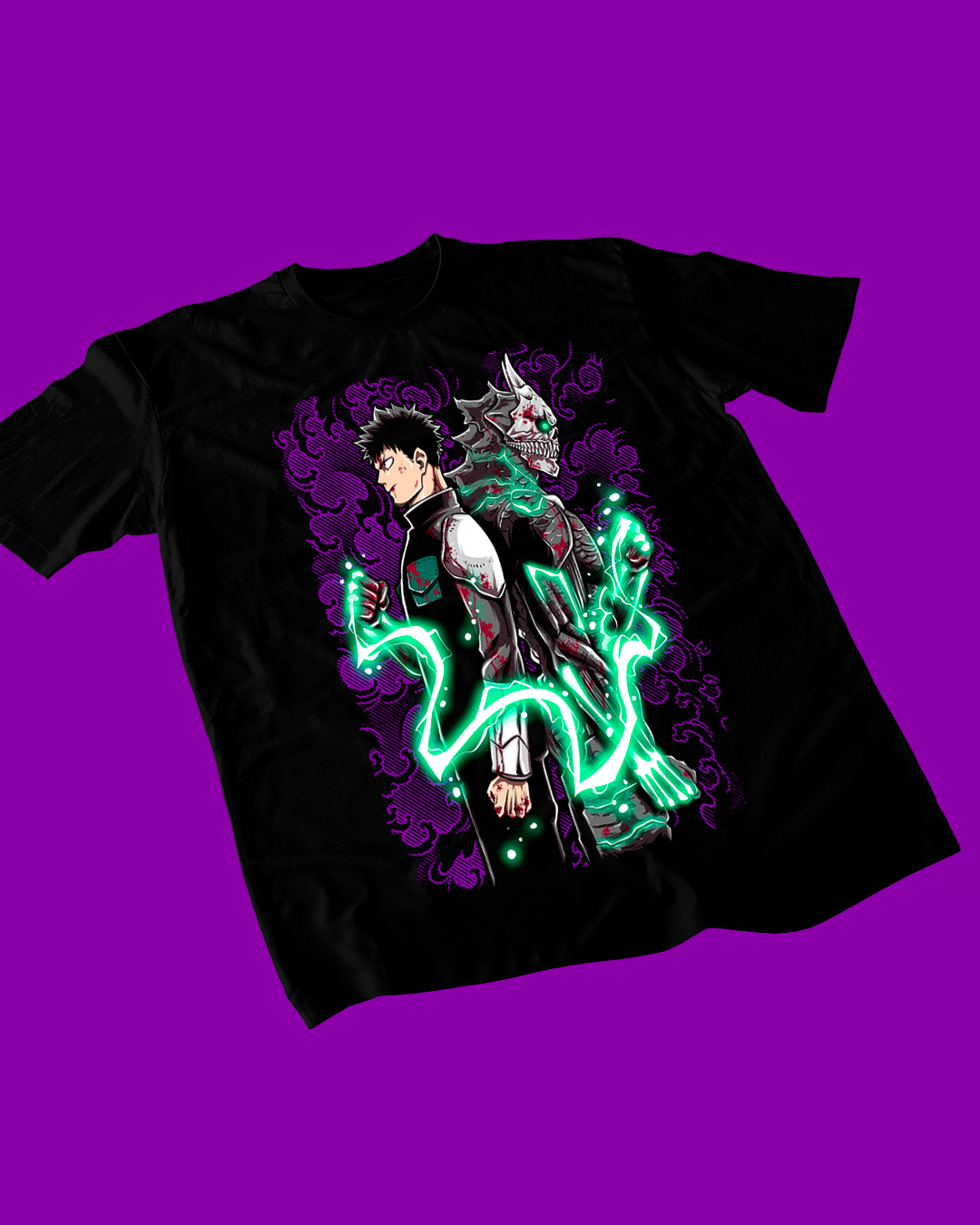 Polera negra de Kaiju No. 8