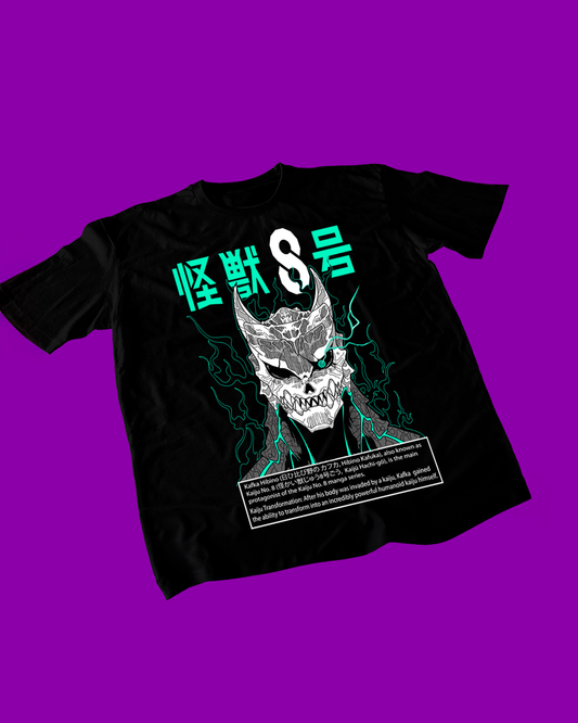 Polera negra de Kaiju No. 8