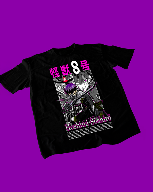Polera negra de Kaiju No. 8