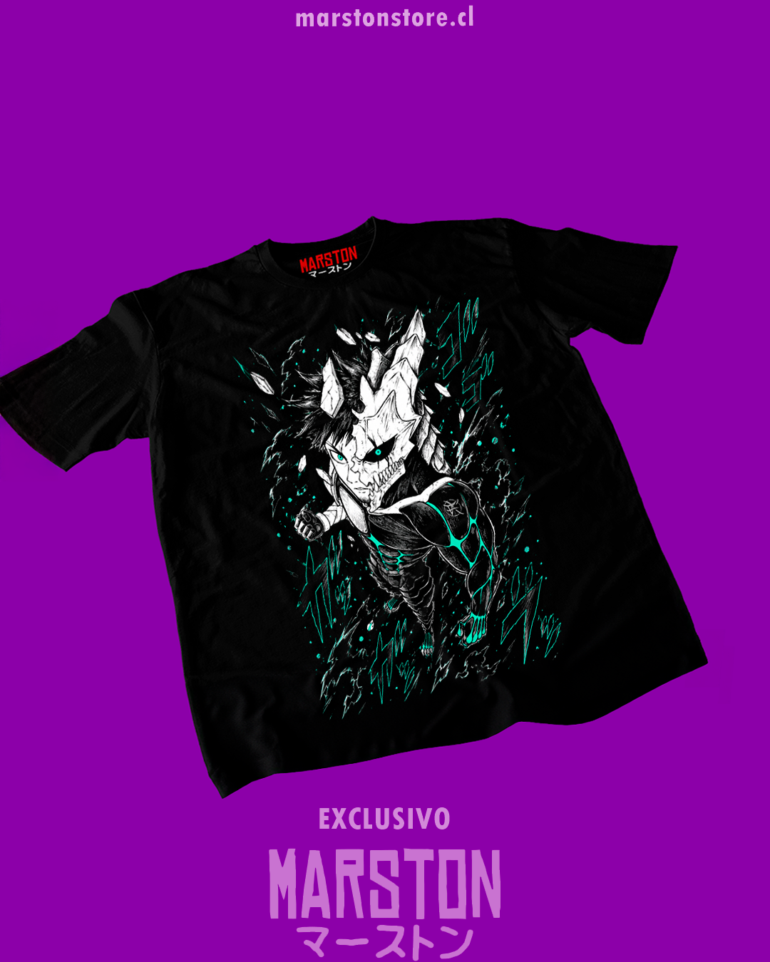 Polera negra de Kaiju No. 8