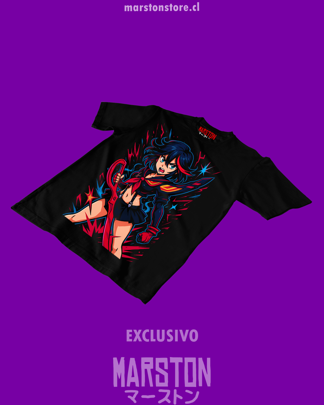 Polera negra de Kill la Kill