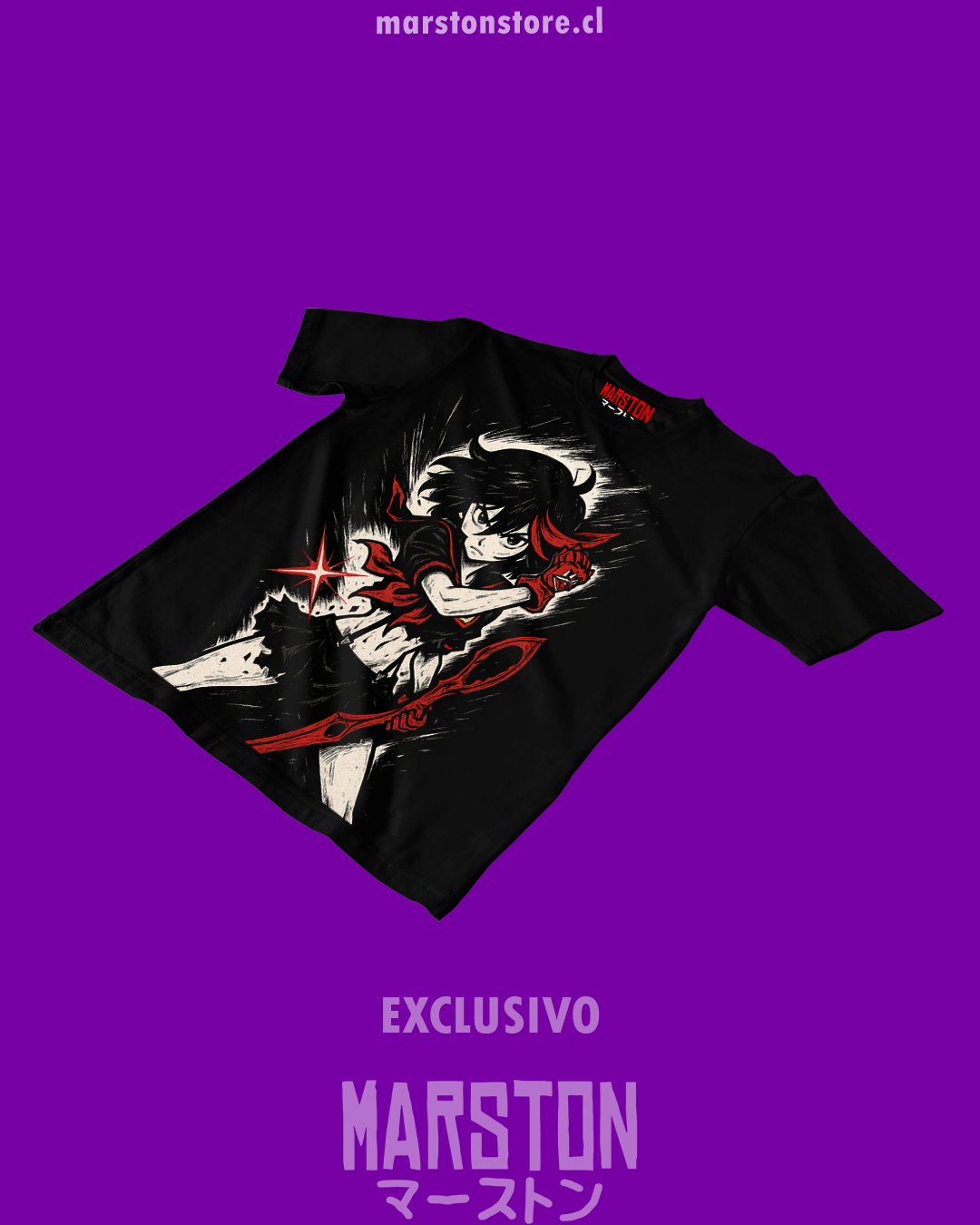Polera negra de Kill la Kill