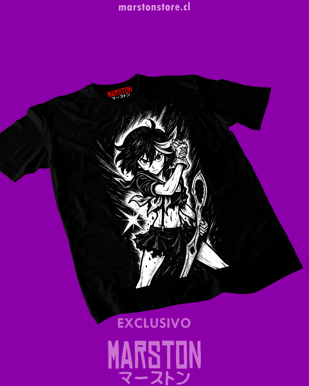 Polera negra de Kill la Kill