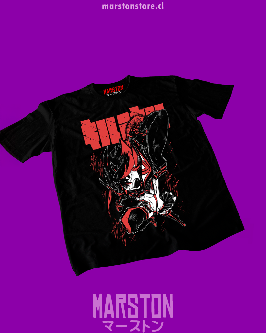 Polera negra de Kill la Kill