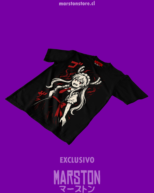 Polera negra de Kobayashi-san Chi no Maid Dragon con Tohru