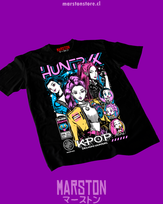 Polera negra de KPopDH