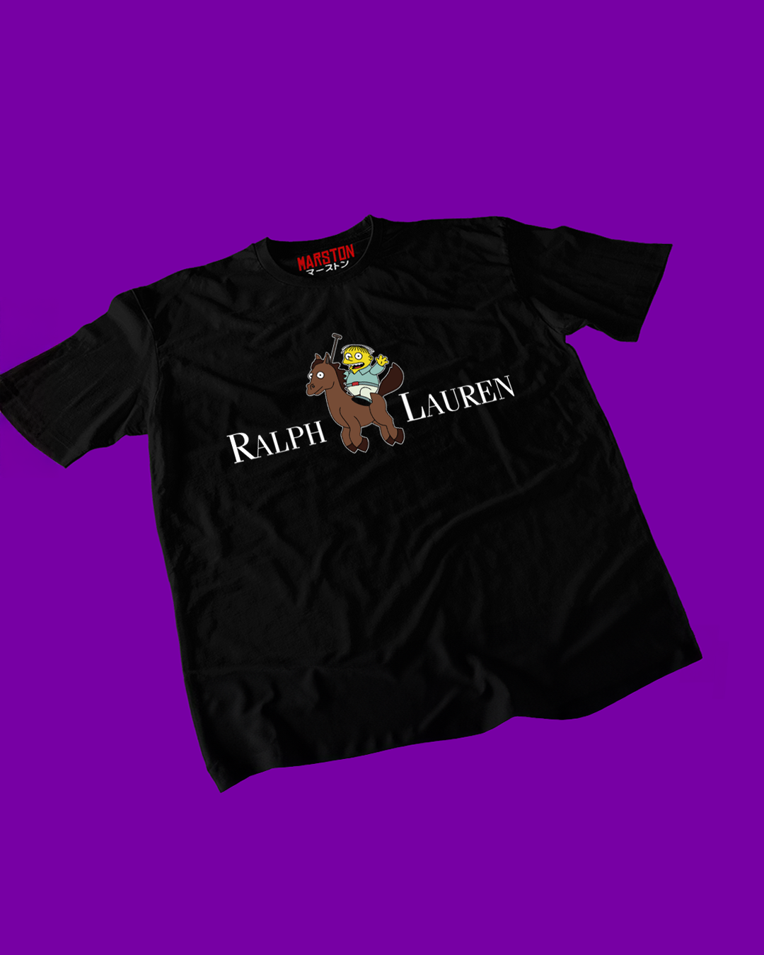 Polera negra de Los Simpson con Ralph Wiggum