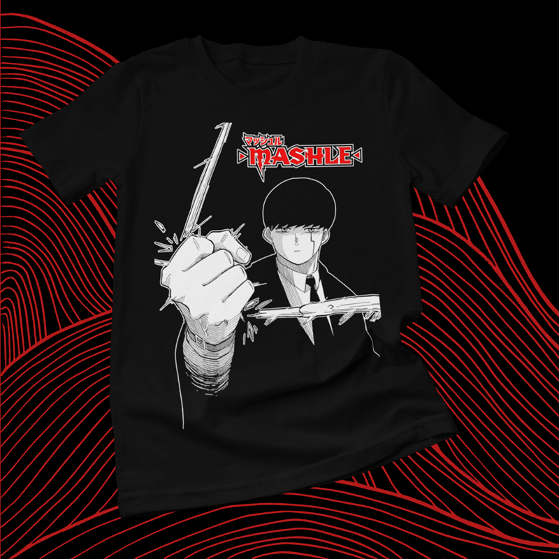 Polera negra de Mashle: Magic and Muscles