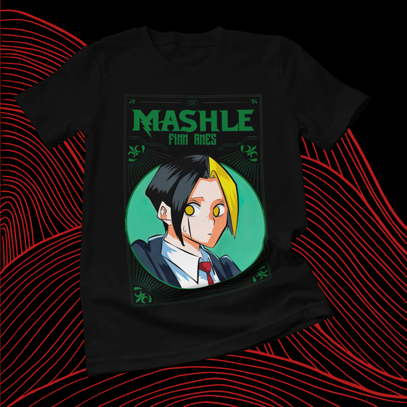 Polera negra de Mashle: Magic and Muscles