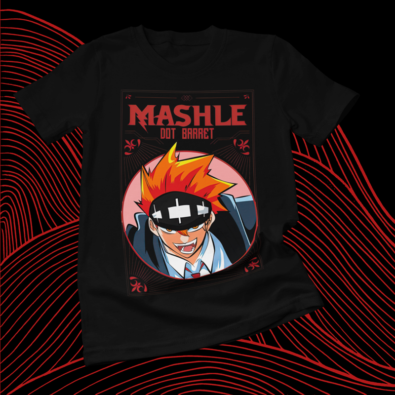 Polera negra de Mashle: Magic and Muscles