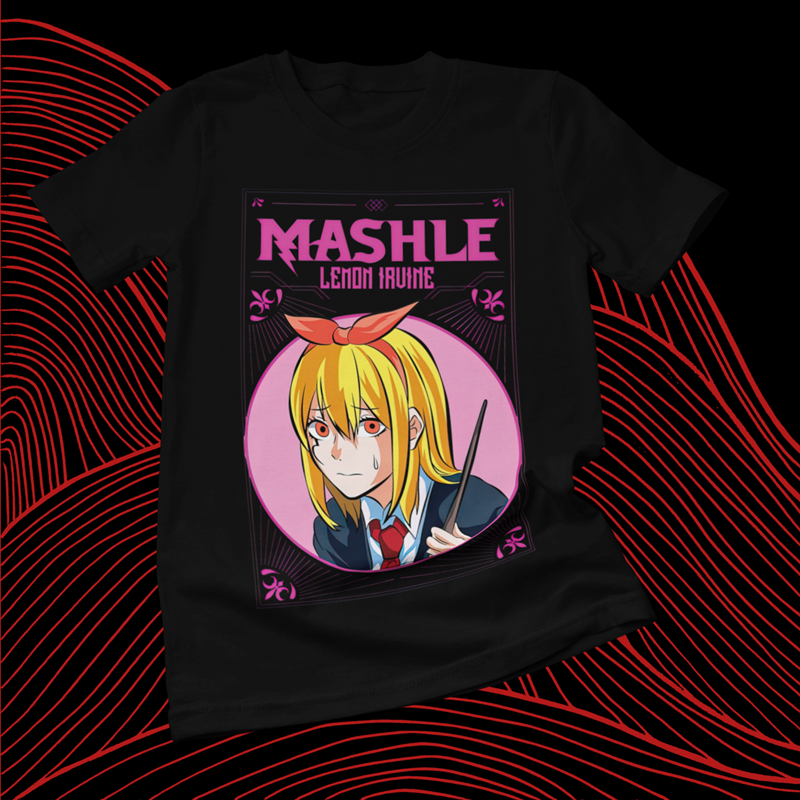 Polera negra de Mashle: Magic and Muscles
