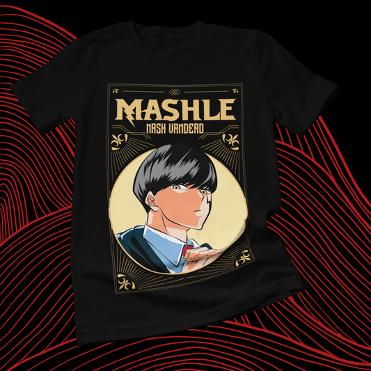 Polera negra de Mashle: Magic and Muscles