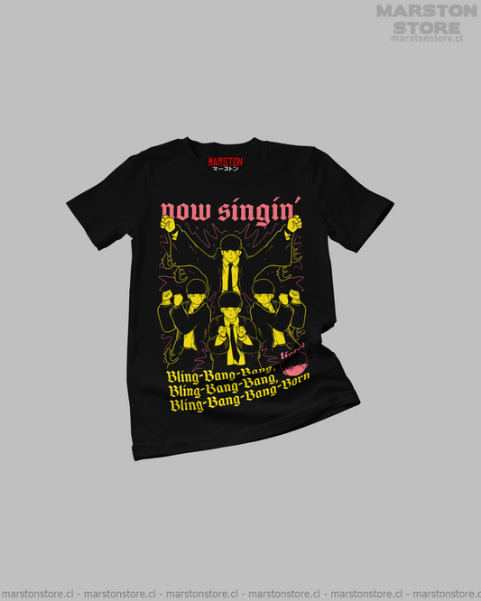 Polera negra de Mashle: Magic and Muscles