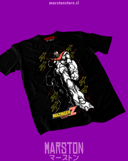 Polera negra de Mazinger Z