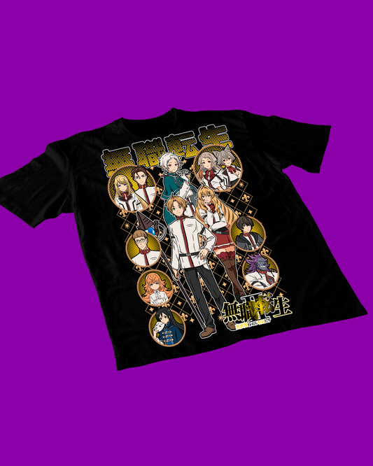 Polera negra de Mushoku Tensei: Jobless Reincarnation