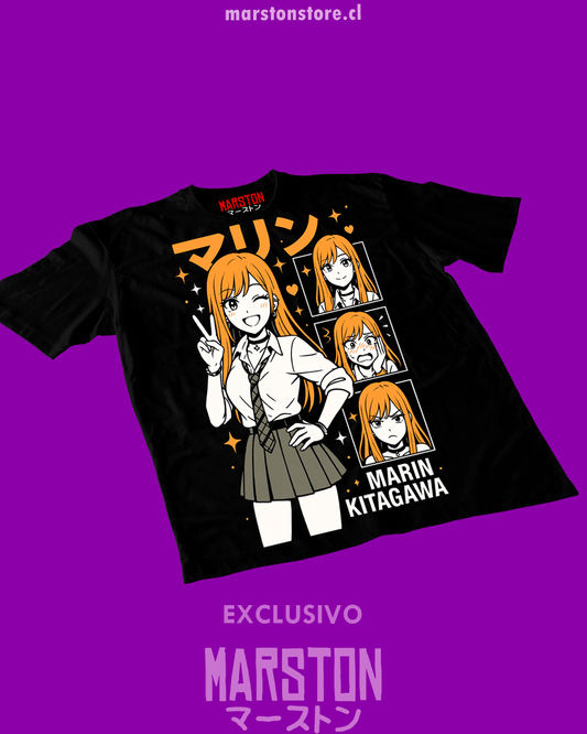 Polera negra de My Dress-Up Darling / Sono Bisque Doll con Marin Kitagawa