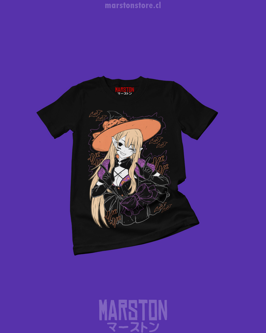 Polera negra de My Dress-Up Darling / Sono Bisque Doll con Marin Kitagawa en diseño de Halloween