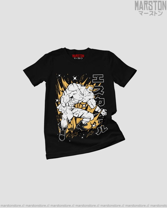 Polera negra de Nanatsu no Taizai con Escanor