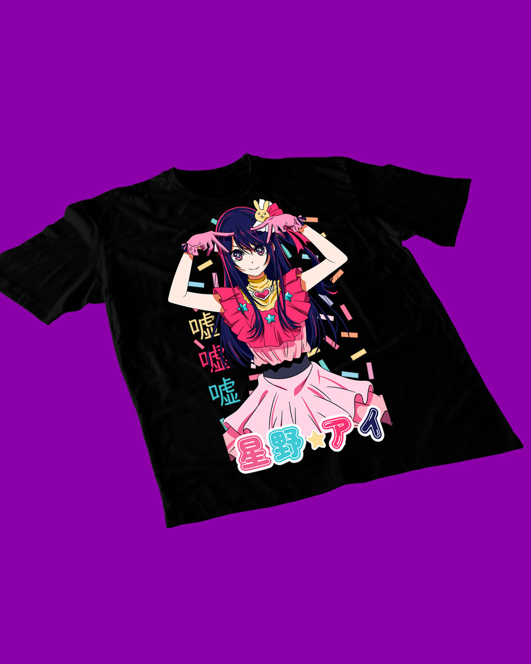 Polera negra de Oshi no Ko