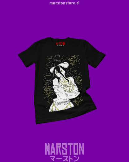 Polera negra de Overlord con Albedo