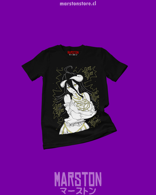 Polera negra de Overlord con Albedo
