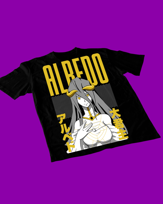 Polera negra de Overlord con Albedo
