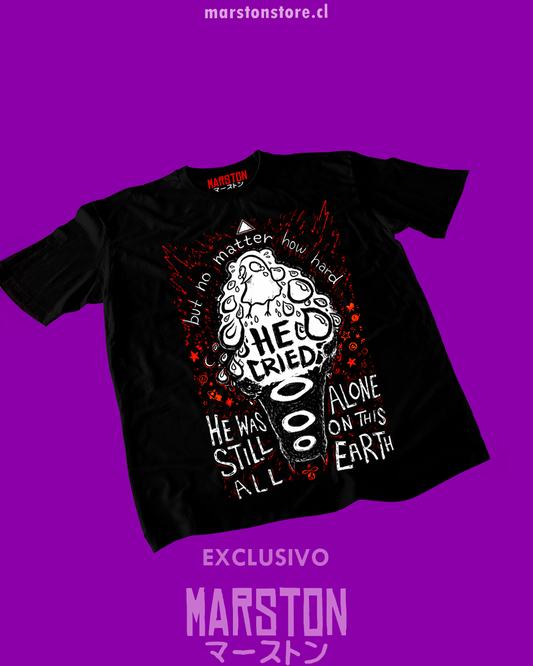 Polera negra de Oyasumi Punpun