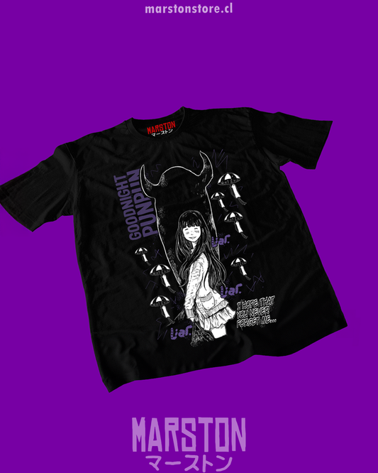 Polera negra de Oyasumi Punpun