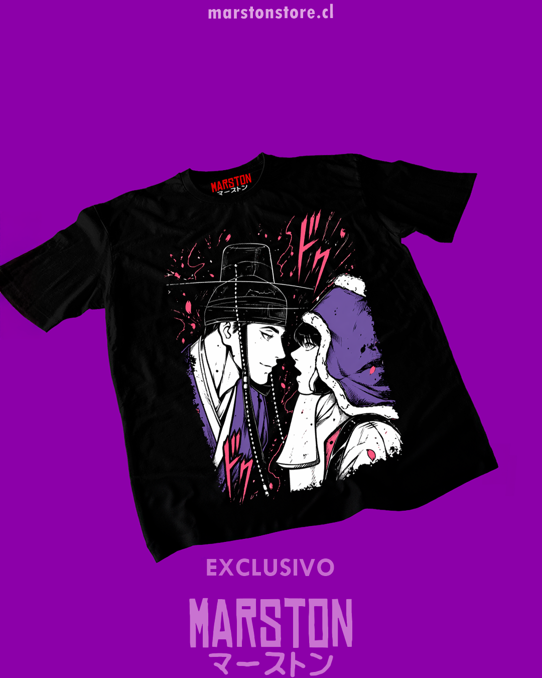 Polera negra de Pintor Nocturno