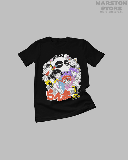 Polera negra de Ranma ½