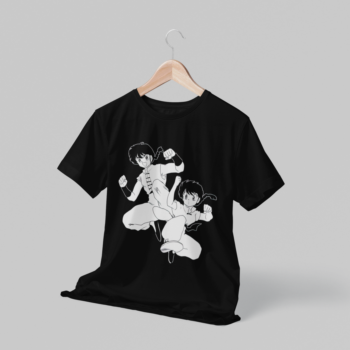 Polera negra de Ranma ½