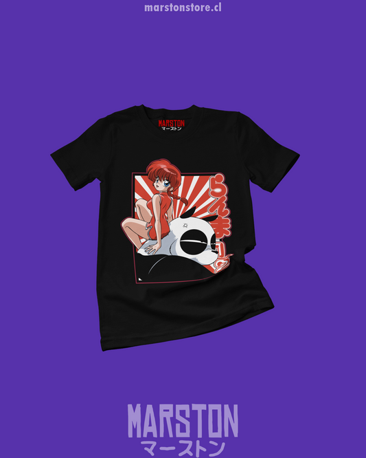 Polera negra de Ranma ½