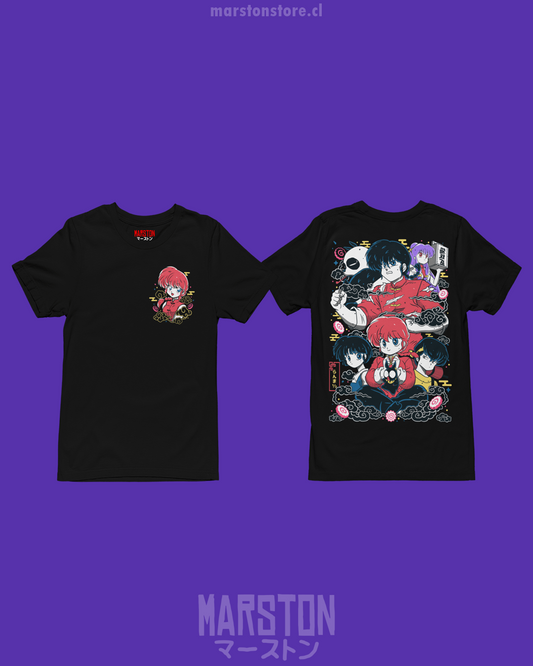 Polera negra de Ranma ½