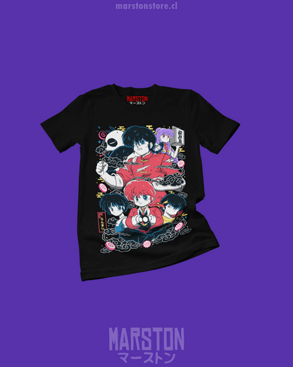 Polera negra de Ranma ½