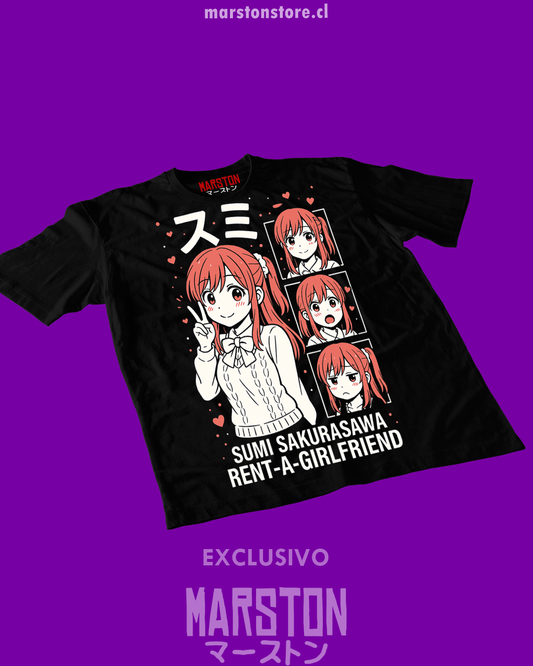 Polera negra de Rent-A-Girlfriend (Kanojo, Okarishimasu)