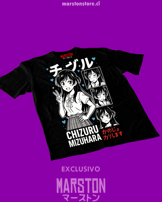 Polera negra de Rent-A-Girlfriend (Kanojo, Okarishimasu)