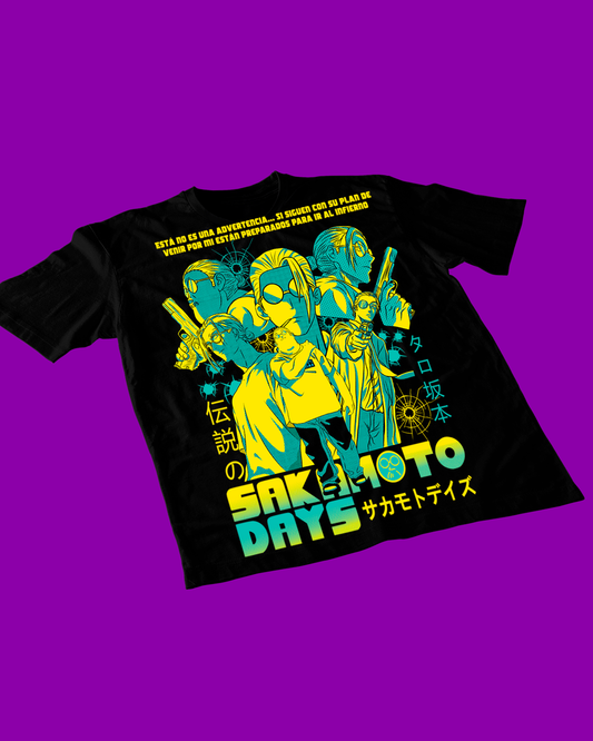 Polera negra de Sakamoto Days