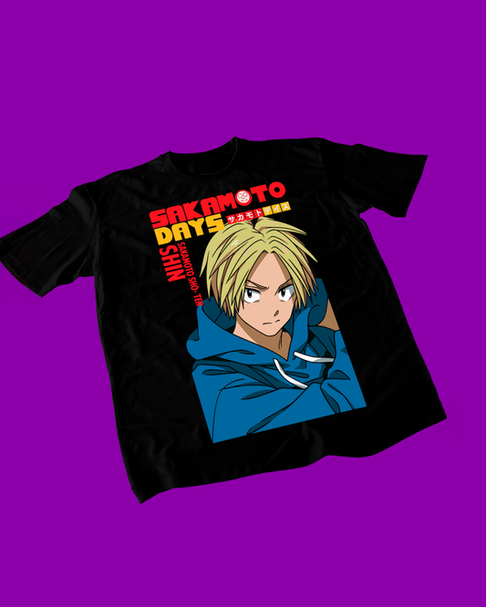 Polera negra de Sakamoto Days