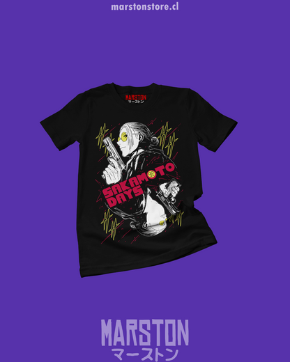 Polera negra de Sakamoto Days versión 1